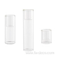 Transparent Votive Pillar Floating Glass Candle holders